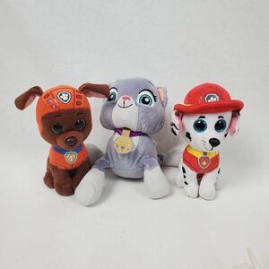 Ty Beanie Baby Paw Patrol Bundle Marshall Stuffed Puppy Toy